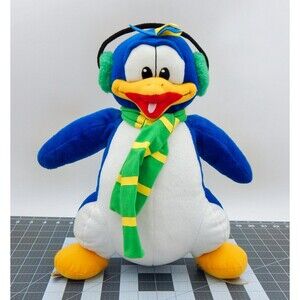 Ice Skating Penguin Plush Stuffed Animal P.D. Penguins Cool Entertainment 2004